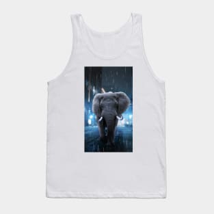 Elephant in the Rain Tank Top